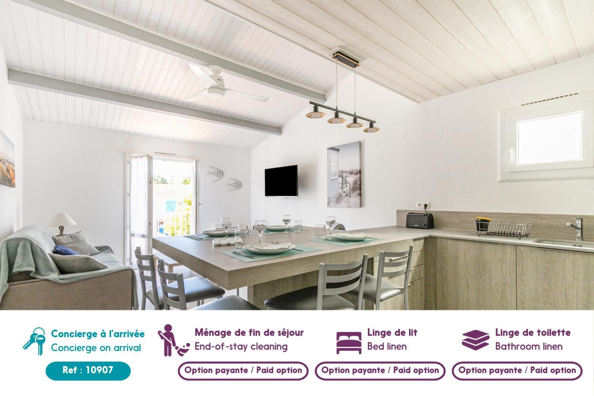 Appartement Pour 4 - 450M Plage Des Sables D'Or La Guérinière Exteriör bild